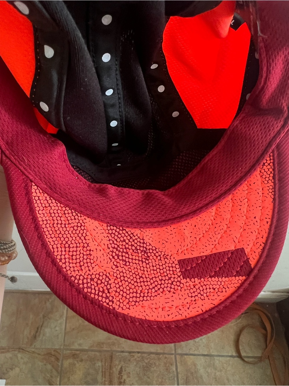 Ciele Red, Orange, and Black Bike Hat | L/XL - Picture 4 of 7